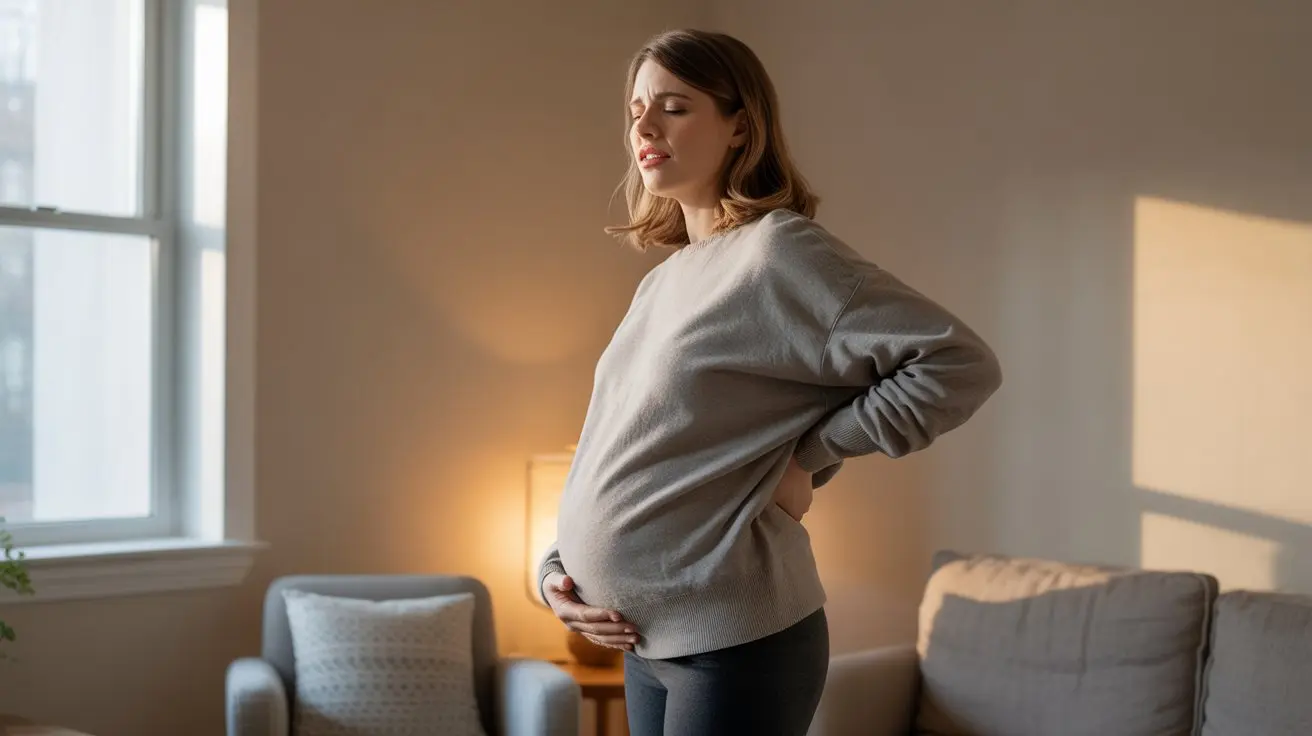 is low back pain a sign of pregnancy