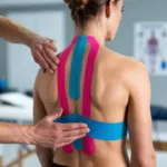 low back pain KT tape