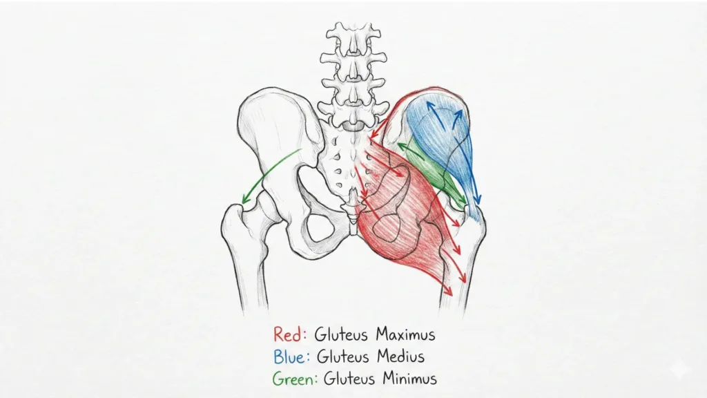 tight glutes and lower back pain