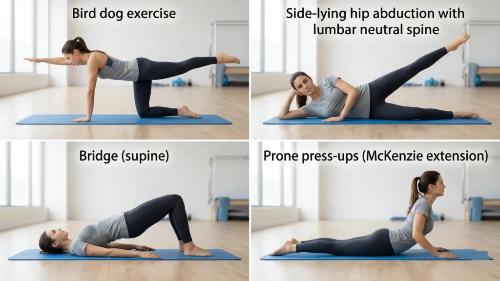 Exercises to treat lower back pain