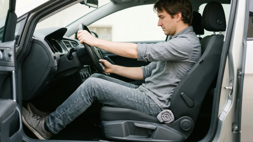 Proper Driving Posture to reduce back pain