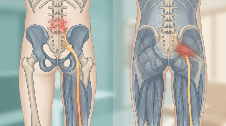 piriformis syndrome vs true sciatica