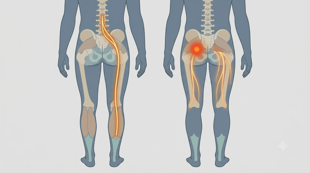 sciatica vs piriformis