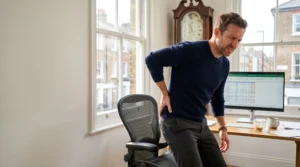 MAN WITH SCIATICA PAIN
